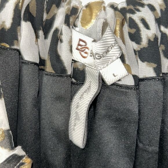 BCBG Generation leopard cheetah print babydoll dress(Size Large) - Picture 6 of 8